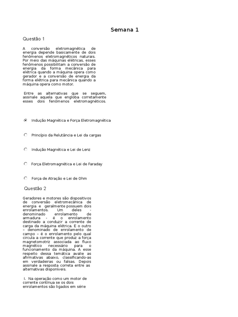 Maquinas Eletricas Pdf Gerador Elétrico Eletromagnetismo