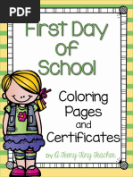 Coloring Pages: Certificates