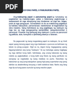 Paano Sumulat Ng Reaksyong Papel - Nur Aisyah Sukor