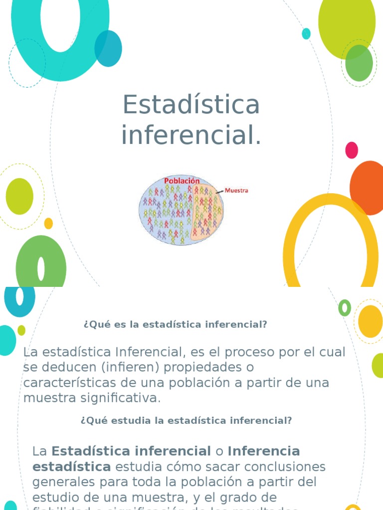 Tema 2.2 Estadistica Inferencial