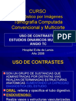 Clase 2 Radiobiologia y Usos Del Contraste Enfermeria - Estudios Dinamicos Angio TC