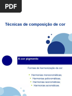 Técnicas de Harmonização de Cores
