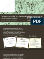 International Certifications