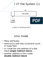 The UNIX V7 File System 1