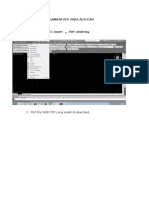 Cara Memasukkan Gambar PDF Pada Autocad