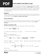 Impact Load - Strain Energy