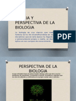 Teoria y Perspectiva de La Biologia