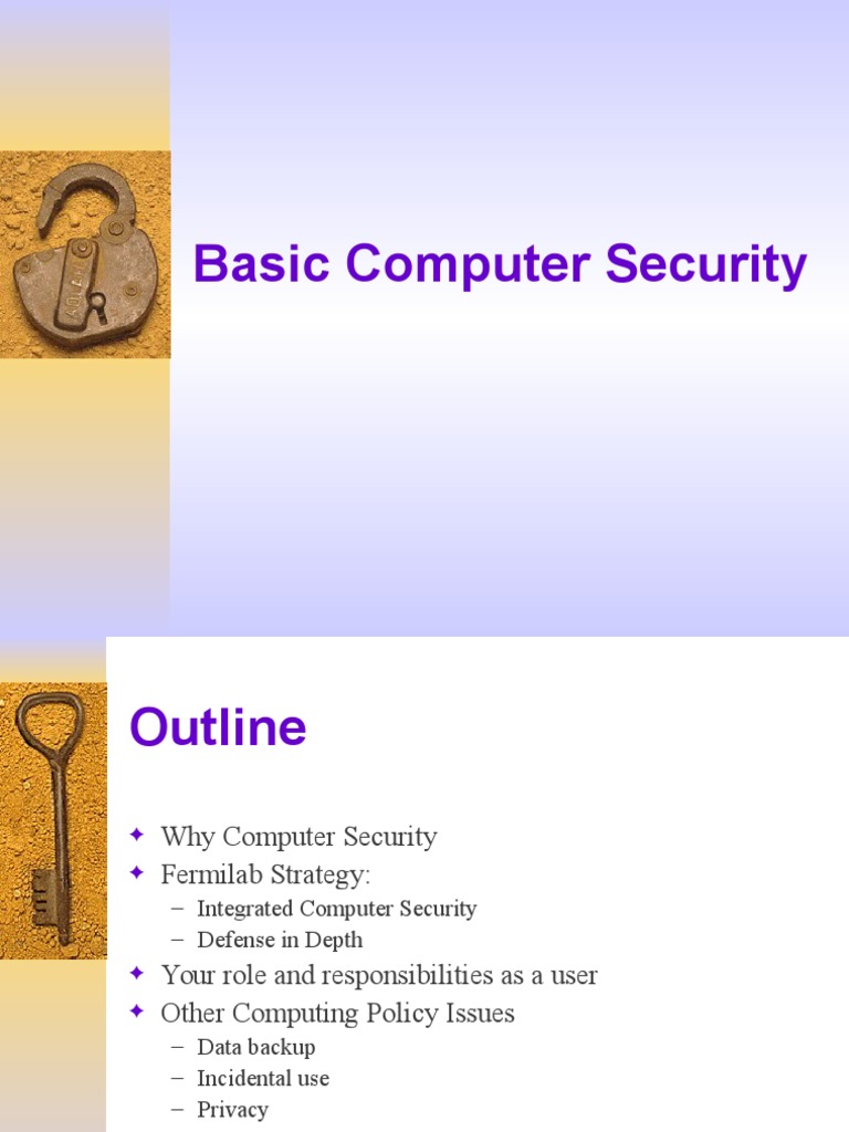 Basic Security | PDF