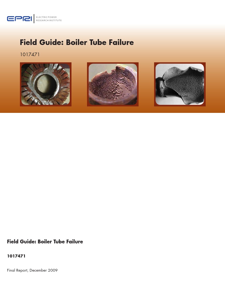 EPRI Field Guide For Boiler Tube Failures PDF PDF Fracture Corrosion