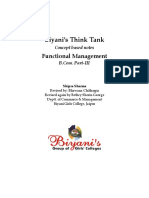 Functional Management (B.com) P-3