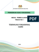 MODUL Teknologi Vokasional - Sains T1 - Murid