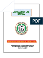 Metallurgy Lab