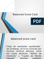 Balanced Score Card