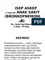 Konsep Askep Pada Anak Sakit (Bronkopnemonia)