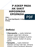 Konsep Askep Pada Anak Sakit (Hipospadia-Epispadia)