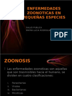 Enfermedades Zoonoticas en Pequeñas Especies