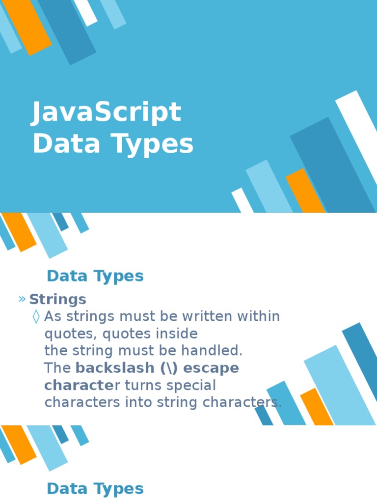 Data Types JavaScript | PDF