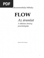 Csikszentmihalyi Mihaly - Flow - Az Áramlat - Első Fejezet