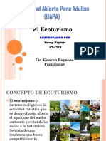 Ecoturismo Diapositiva