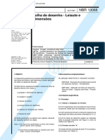 NBR 10068 - Folha de Desenho - Leiaute e Dimensoes PDF