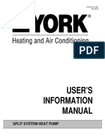 York User Manual E1re