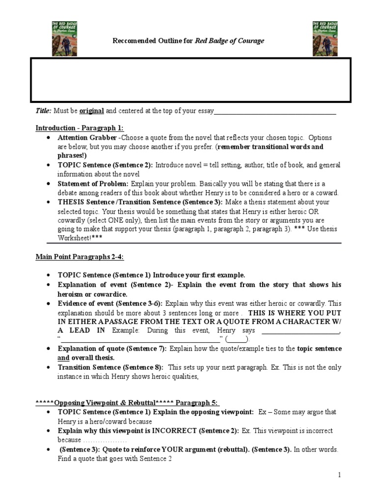 Hero courage essay image