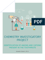 Chemistry Investigatory Project