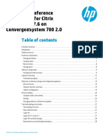 HP Verified Reference Architecture For Citrix XenDesktop 7.6 On ConvergedSystem 700 2.0