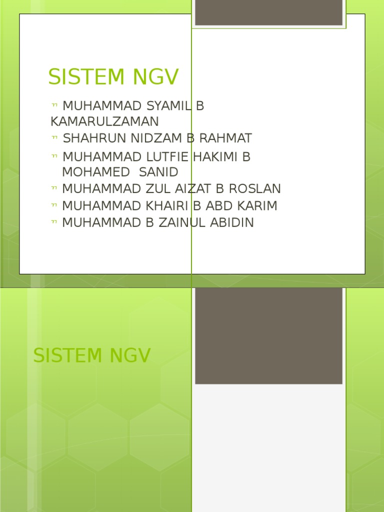 Sistem NGV | PDF