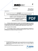 MEPC 70-WP 12 - Draft Alternate Amendments To Regulation B-3 of The BWM Convention and Associated Draft ME (Group of Interested Parti)