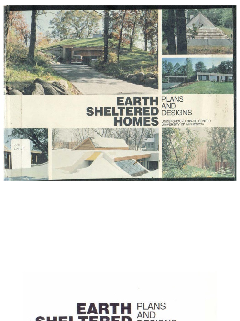 Earth Sheltered Homes Plans and Designs | PDF
