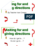 Asking For and Giving Directions