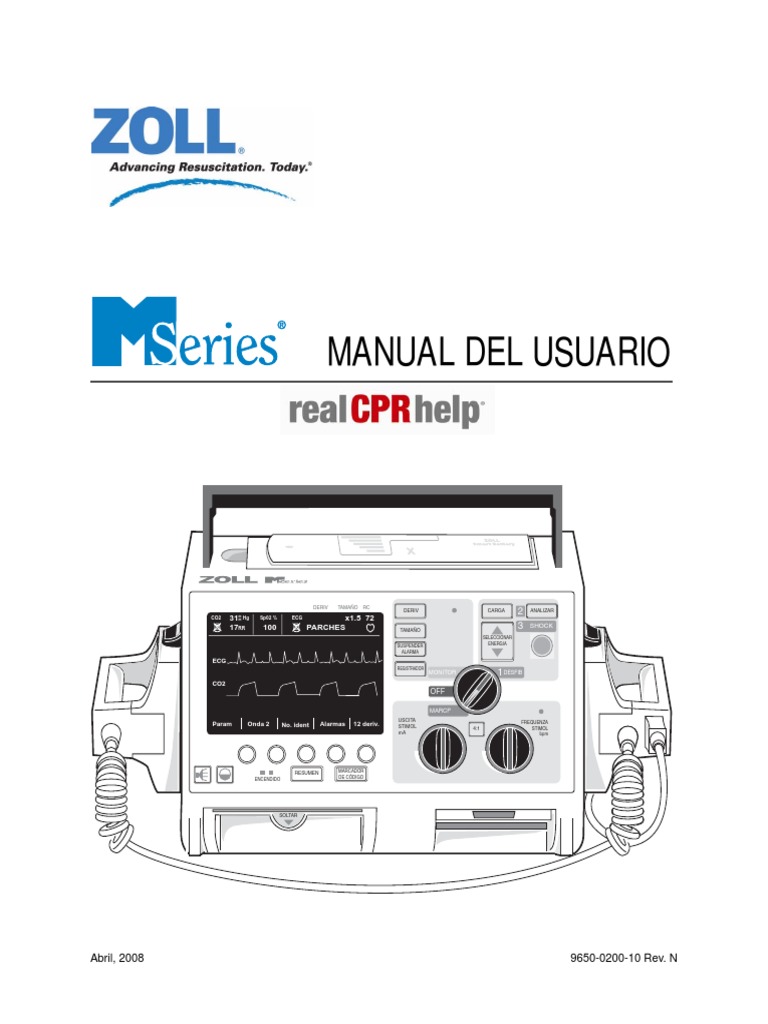 Zoll M-Series Defibrillator - User Manual (Es) | PDF | Arritmia ...