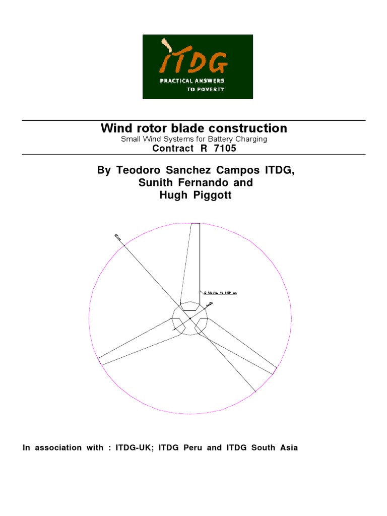 Wind Rotor Blade Construction - Small Wind Systems For Battery Charging ...
