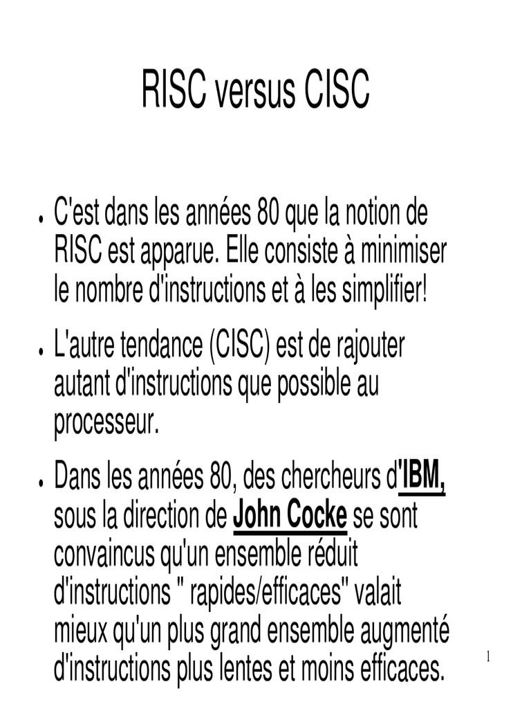 Risc Cisc PDF | PDF