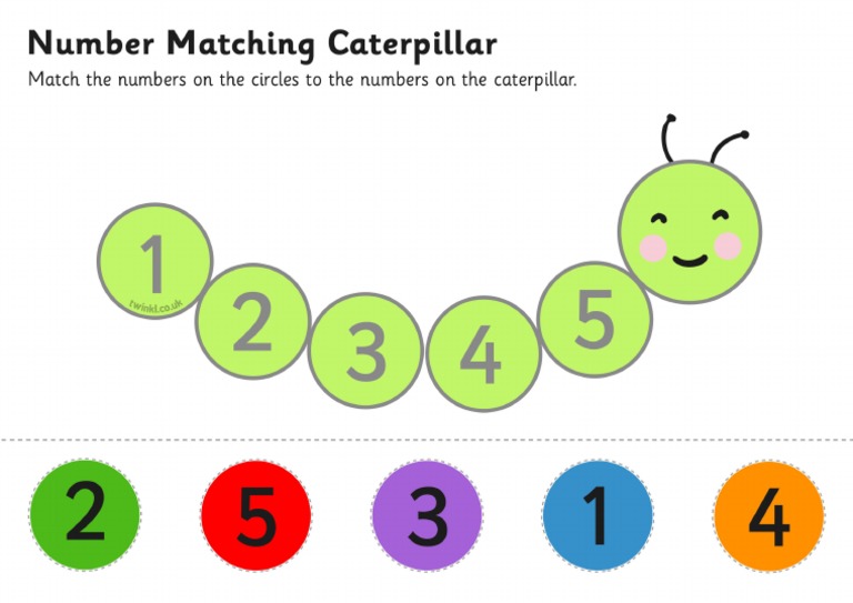 Caterpillar Number Matching