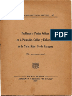El Cultivo de La Yerba Mate. M.S.bertoni.1926