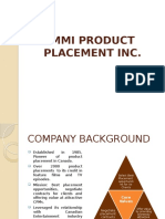 MMI Product Placement Inc.