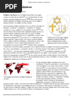 Religiões Abraâmicas – Wikipédia, A Enciclopédia Livre