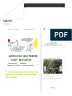 Cómo Crear Una “Botella Solar” en 4 Pasos _ La Bioguía