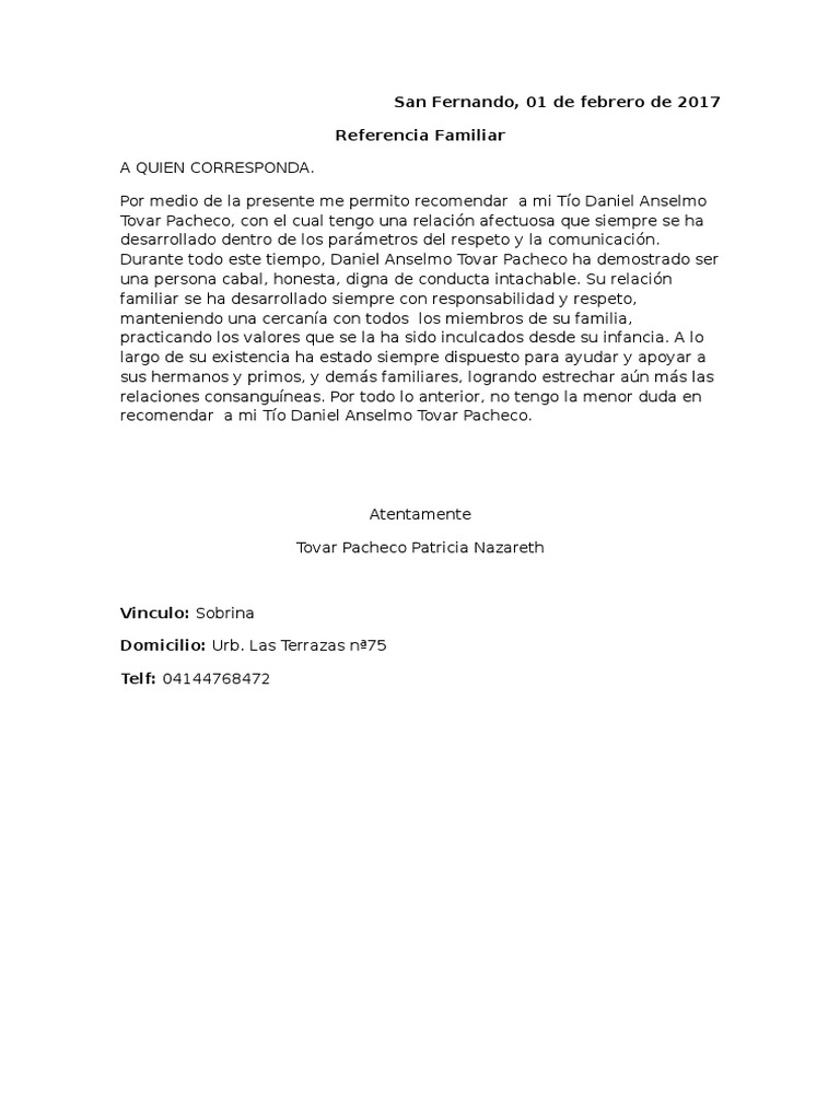 Referencias familiares 2017
