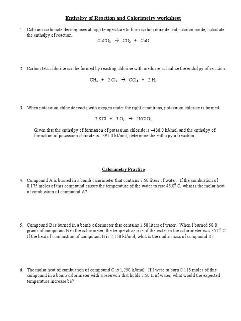 Worksheets Heat Of Formation Worksheet heat of formation worksheet switchconf 4 uther mokin ws solvation solubility