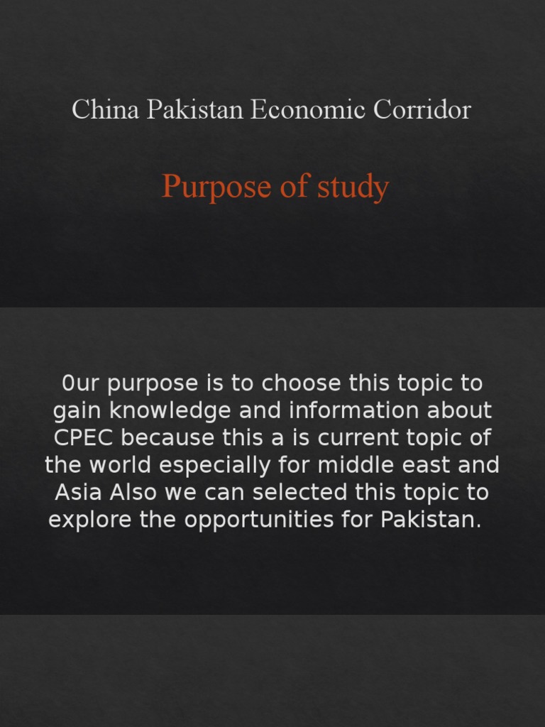 CPEC: Opportunities for Pakistan | PDF | Social Science
