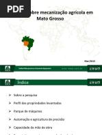 Pesquisa Sobre Mecanização Agrícola Em MT