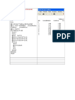 Tabla de Raices en vfp