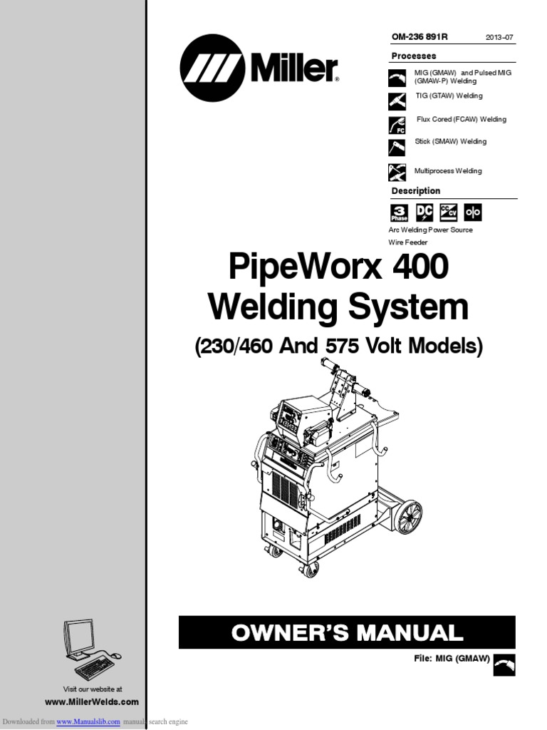 Pipeworx 400 PDF Welding Construction