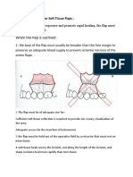 When The Flap Is Outlined: Design Parameters For Soft Tissue Flaps