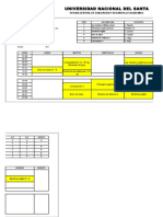 Horario de Ingeniería de Sistemas IV Ciclo