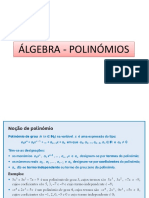 ResumosÁlgebra Polinómios