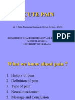 Day 6b Acute Pain - Neuroscience